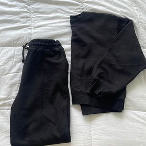 Two piece matching sweatsuit size medium